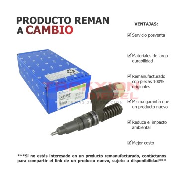 Inyector Diesel Delphi para John Deere, 6105 & 6125, Excavadora, Cargador, Tractor, Cosechadora, Combinada, SE501956