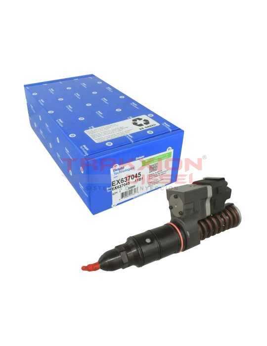 Inyector Diesel N2 Delphi para Detroit Diesel 12.7 S60 DDEC III, IV, R5237045, RB5237045, 523-7045, 523-6952, 523-7821, EX637045