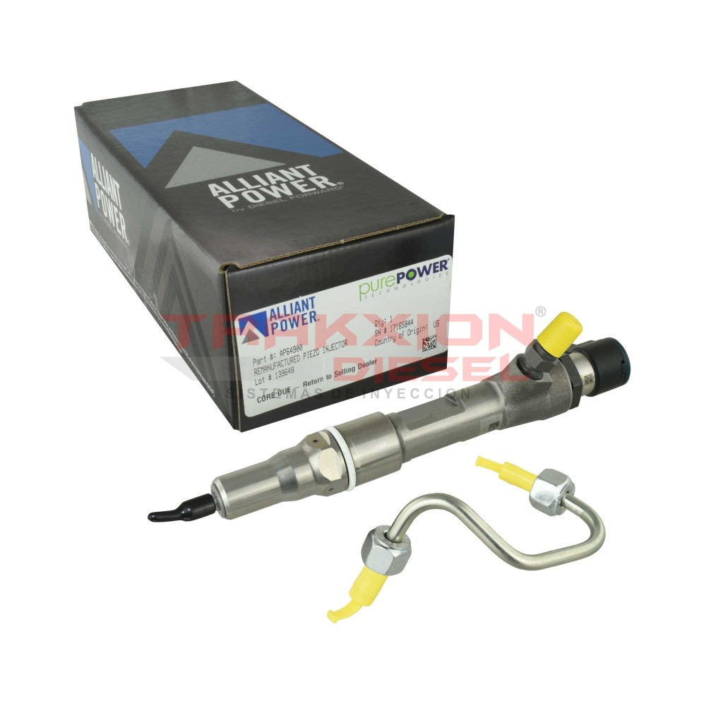 Inyector Diesel Reman AP64900, 1875072C91 para 6.4L PowerStroke, V8 Super Duty, F-250, F-350, F-450, F-550, Ford, 2008-2010