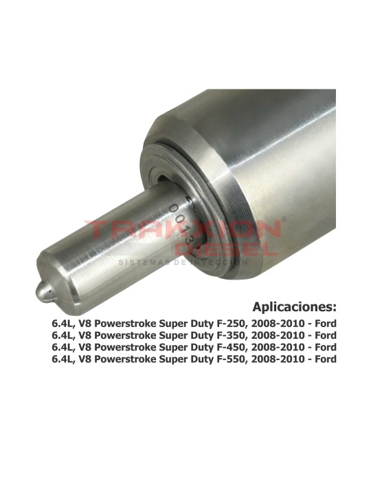Inyector Diesel Reman AP64900, 1875072C91 para 6.4L PowerStroke, V8 Super Duty, F-250, F-350, F-450, F-550, Ford, 2008-2010