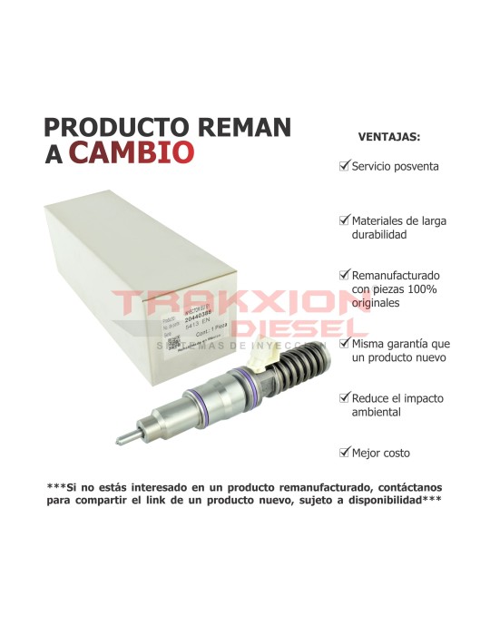 Inyector Diesel Reman BEBE4C01001, BEBE4C01101, EX631015, 20440388, 3803654, 85000071 para Volvo Bus 9700 D12 Inyector Diesel Reman BEBE4C01001, BEBE4C01101, EX631015, 20440388, 3803654, 85000071 para Volvo Bus 9700 D12