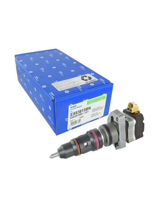 Inyector Diesel Reman HEUI BN AP63813BN, AP63913BN, EX63815BN, BN1830691C1 para DT530, HT530, Navistar, 250-340 HP, 2000-2003