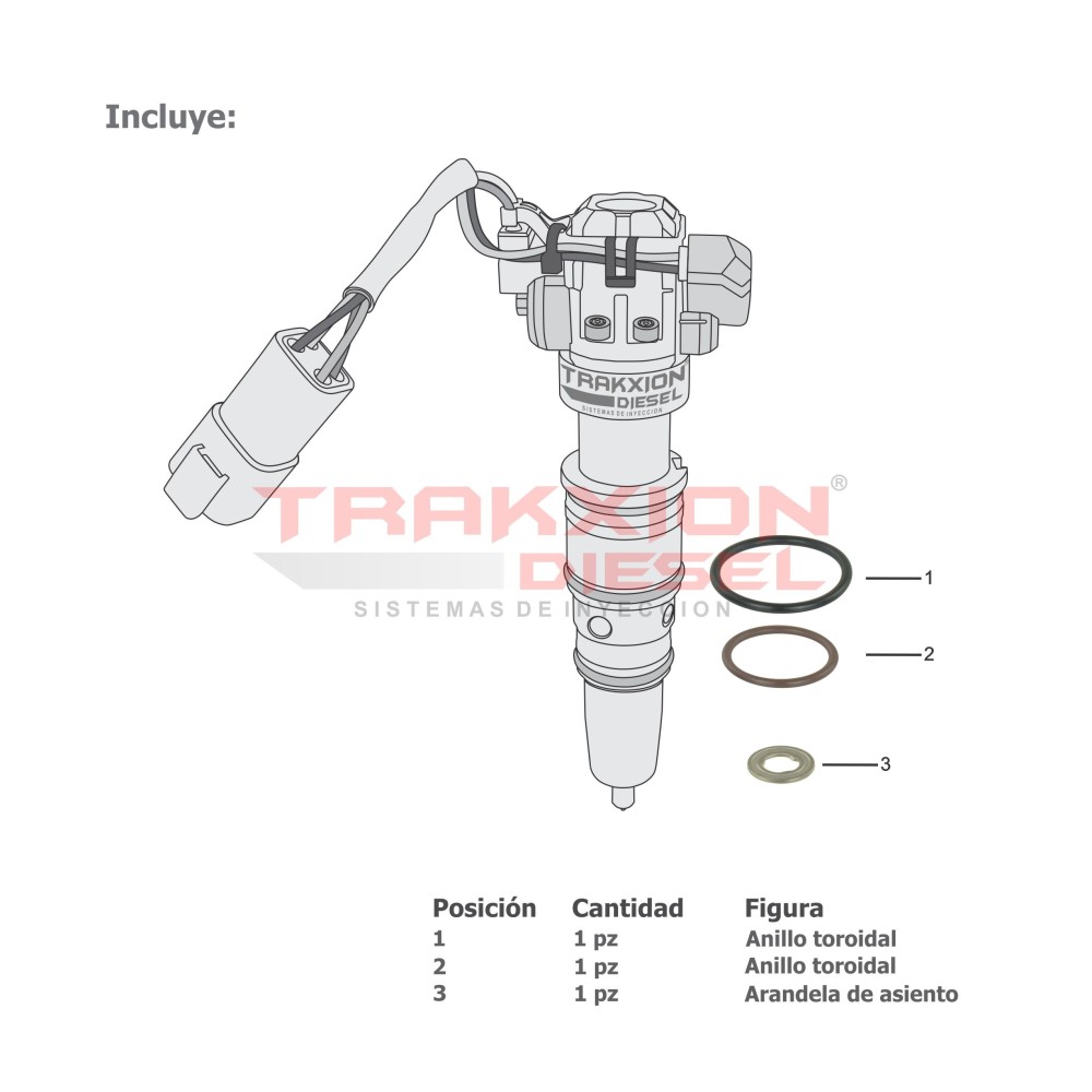 Inyector HEUI G2.9 Diesel DT466E HT570 i313 MaxxForce 210-225 HP Navistar & International AP66976