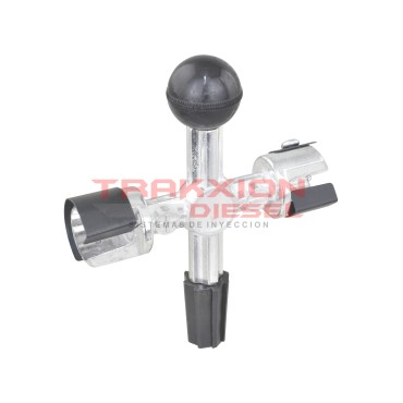 Herramienta limpiadora de terminales de batería de 3 vías OTC 4612 2