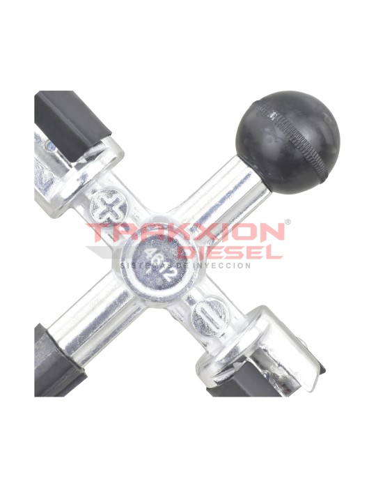 Herramienta limpiadora de terminales de batería de 3 vías OTC 4612