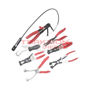 Juego de pinzas de abrazadera para manguera 6 piezas OTC 4496 2