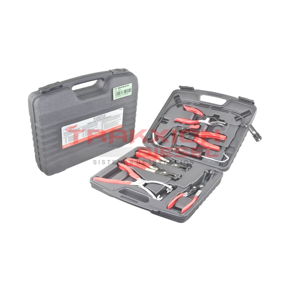 Juego de pinzas de abrazadera para manguera 6 piezas OTC 4496