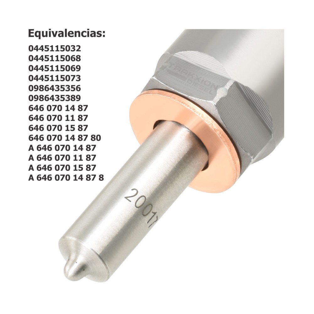 Inyector Diesel CR Sprinter Mercedes Benz OM646 2.1 A6460701587
