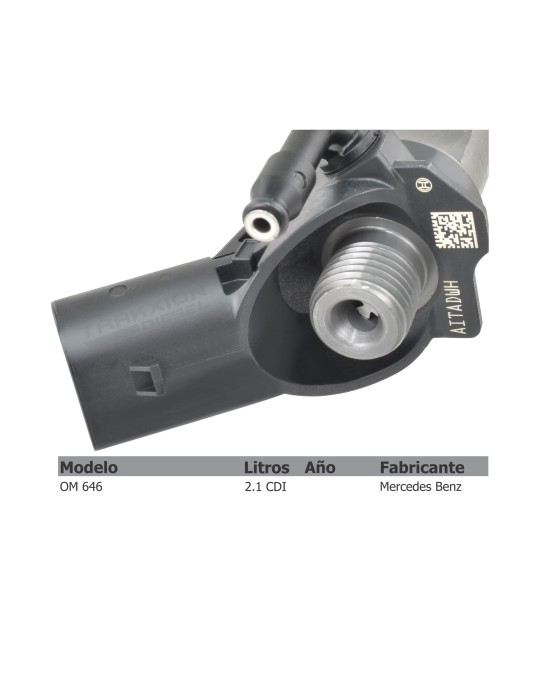Inyector Diesel CR Sprinter Mercedes Benz OM646 2.1 A6460701587