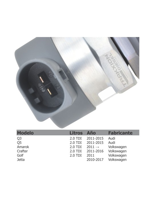 Válvula Reguladora de Presión DRV para VW TDI 2.0 0281002858