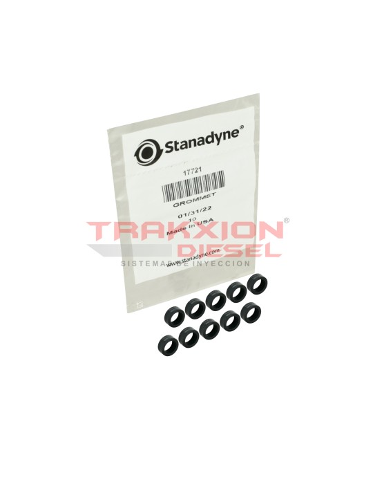Set de 10 sellos olivos 17721 de inyector Diesel Stanadyne para John Deere, 176460, AR79605, R79605, RE64292, T29539