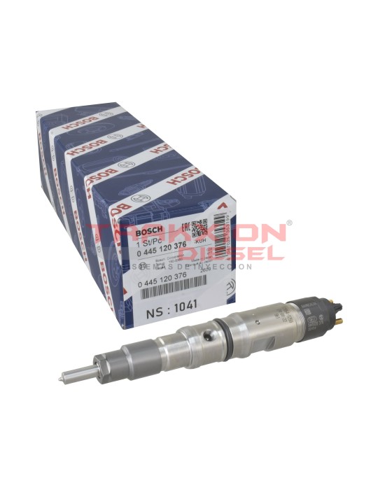 Inyector Nuevo Diesel Common Rail CRIN Original Bosch 0445120376