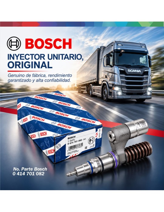 Inyector Diesel Unitario Original Bosch UIS Para Scania & Irizar