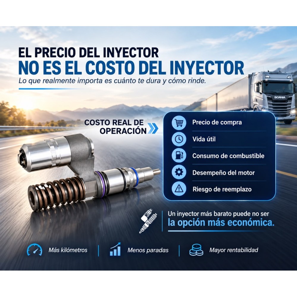 Inyector Diesel Unitario Original Bosch UIS Para Scania & Irizar