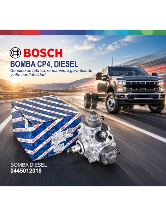 Bomba Diesel Common Rail CP4 Nueva Original Bosch para Ford 6.7
