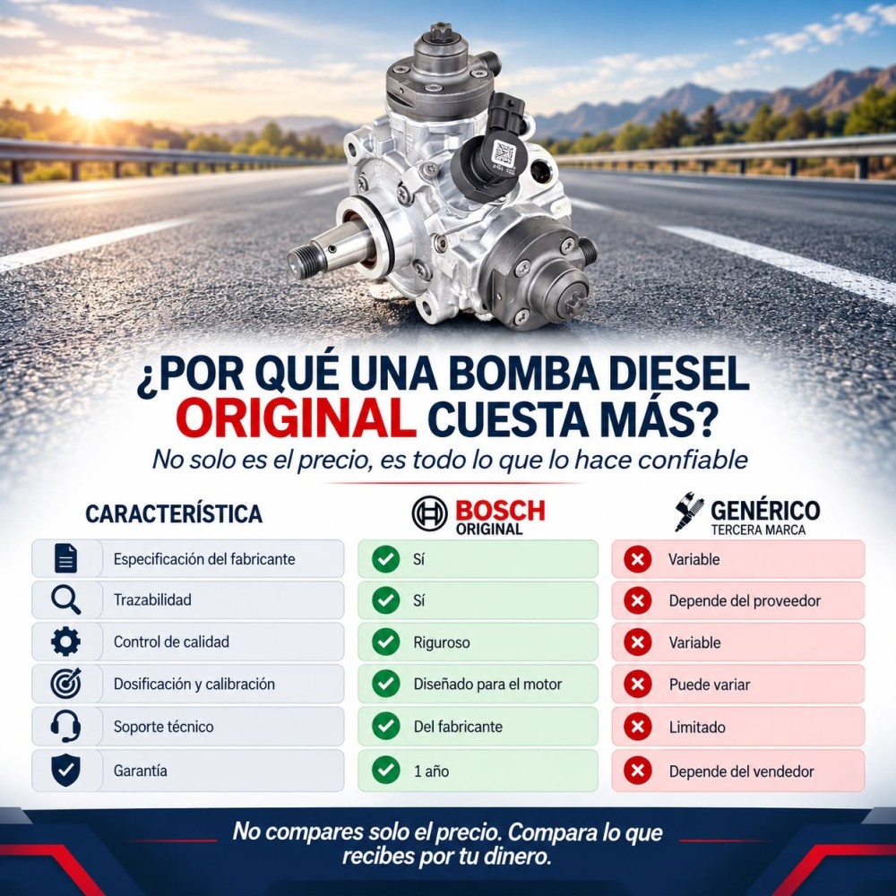 Bomba Diesel Common Rail CP4 Nueva Original Bosch para Ford 6.7