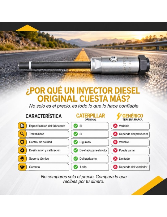 Inyector Mecánico Diesel Original CAT, 7W-7045