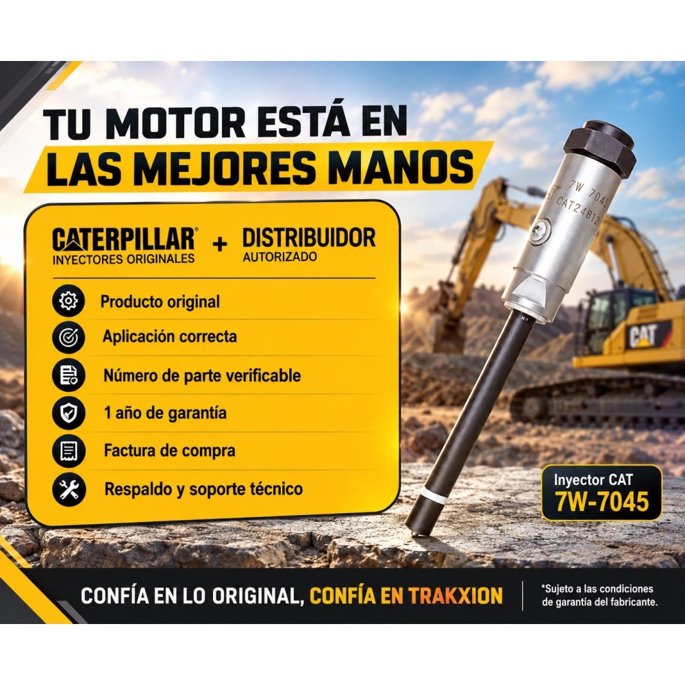 Inyector Mecánico Diesel Original CAT, 7W-7045