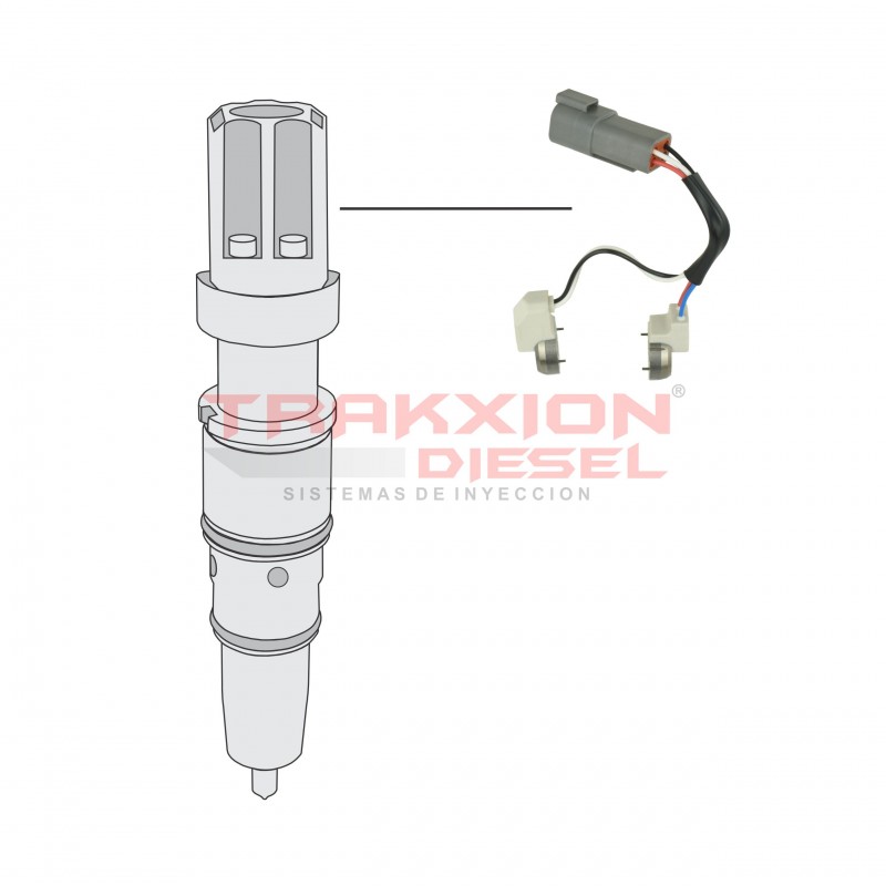6 Bobinas solenoide AP23011 Alliant Power de inyector Diesel HEUI G2.9 para MaxxForce Navistar