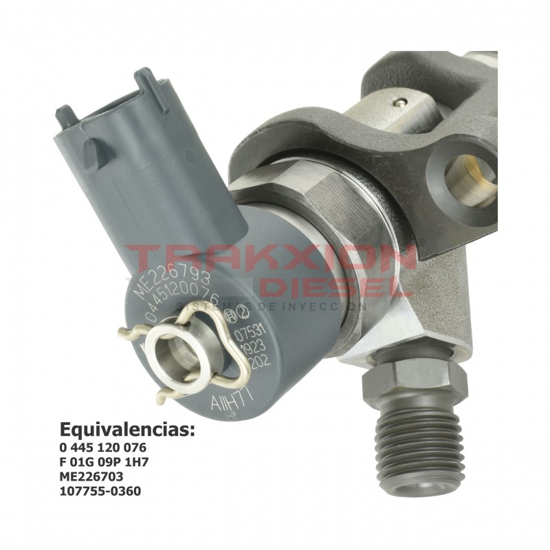 Inyector Diesel Bosch para 4.9 Fuso FE4M50, Canter, Mitsubishi, 2005-2012, 0445120076, F01G09P1H7, ME226703, 107755-0360