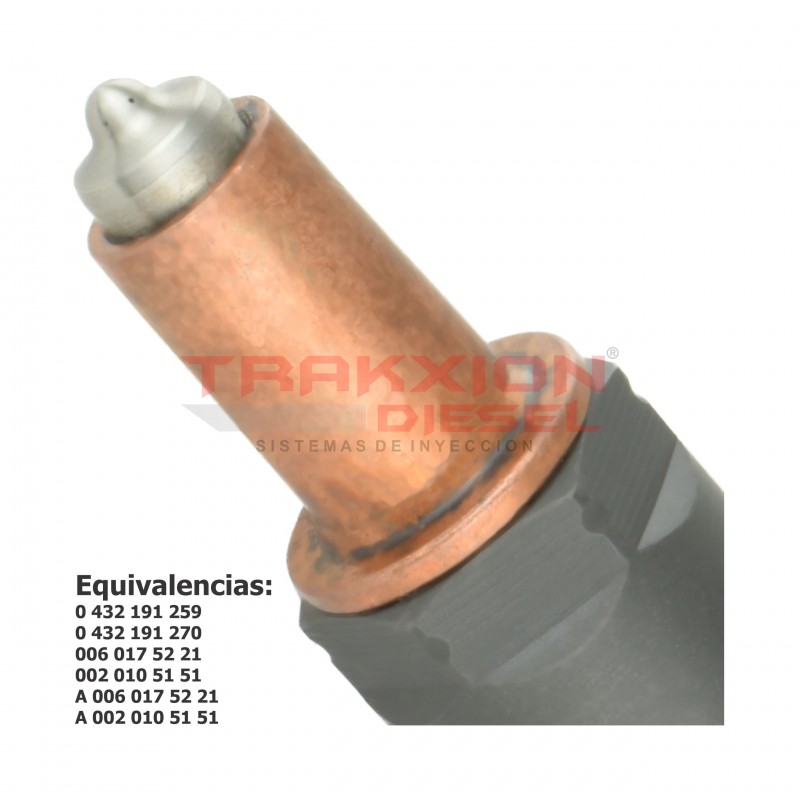 Inyector Diesel Bosch 0432191259, A0020105151, A0050177221, A0060175221, A0070172221 para OM457 Mercedes Benz