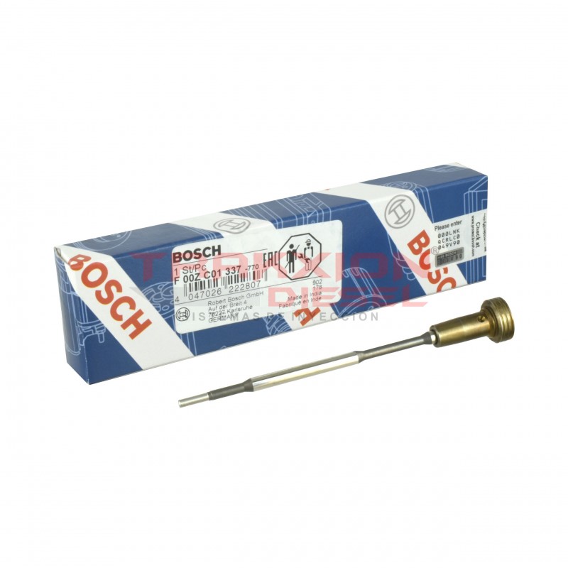 Válvula F00ZC01337 de inyector Diesel Bosch para New Holland, T4, TD4, Tractor agrícola
