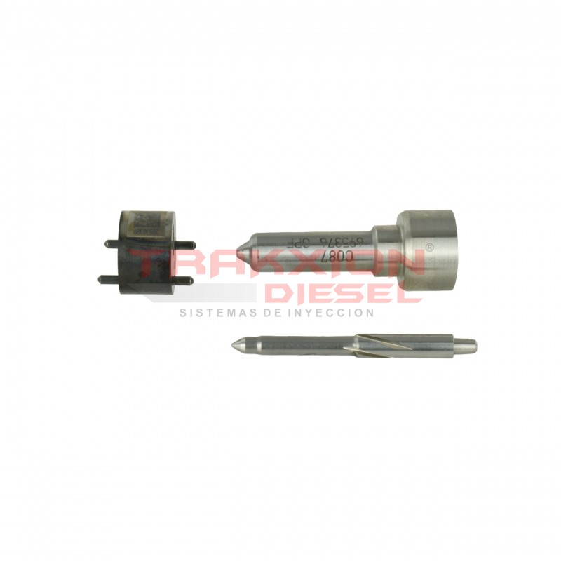 Kit 7135-644 de válvula 28538389 y tobera L087PBD de inyector Diesel para Kangoo 1.5 dCi, Renault