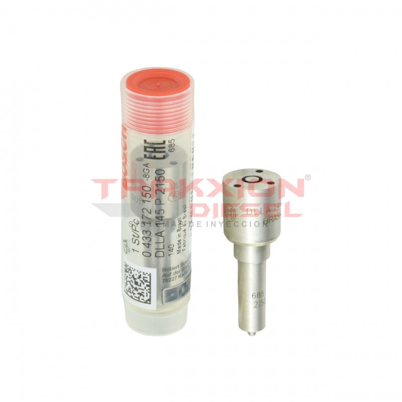 Tobera 0433172150, DLLA145P2150 de inyector Diesel Bosch para 4.5L, 5.9L, 6.7L, QSB, Cummins, Komatsu, 5254261