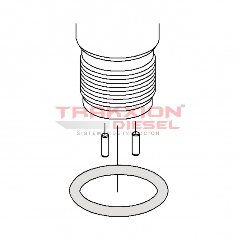 Anillo toroidal liga F00RJ01605 de inyector Diesel para 3.8 ISF Cummins, Aumark Foton, 5288373, 5801720069, 837070181, T410706