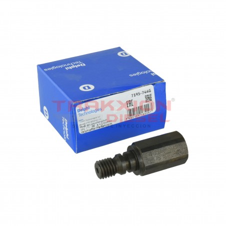 Válvula conexión de retorno 7185-744E, 7185-744G de bomba Diesel DP200 CAV Delphi