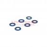 Kit de 6 arandelas AP0006 de inyector Diesel para 6.0 y 6.4 PowerStroke V8 Diesel Ford, VT365, VT275, MaxxForce 5 Navistar
