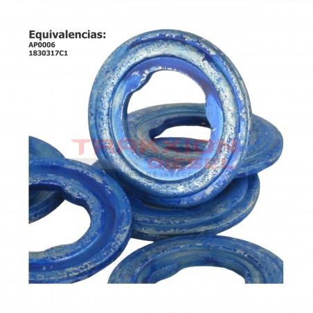 Kit de 6 arandelas AP0006 de inyector Diesel para 6.0 y 6.4 PowerStroke V8 Diesel Ford, VT365, VT275, MaxxForce 5 Navistar