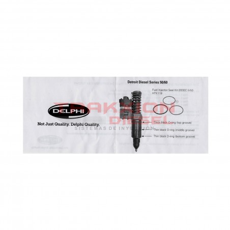 kit de ligas externas Delphi HTK119 de inyector Diesel para DDEC III, IV, S50, S60, Detroit Diesel
