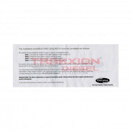 6 Kits de ligas externas de inyector DDEC III IV S60 Detroit Diesel RTF26210 MCB26210 HTK119