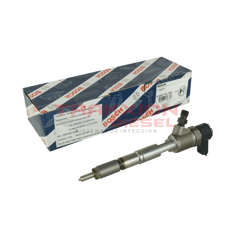 Inyector Diesel 0445110745 para CA4DC FAW Truck, ISF2.8, ISF3.8, Cummins, 1112010CB90, 1112010-CB90