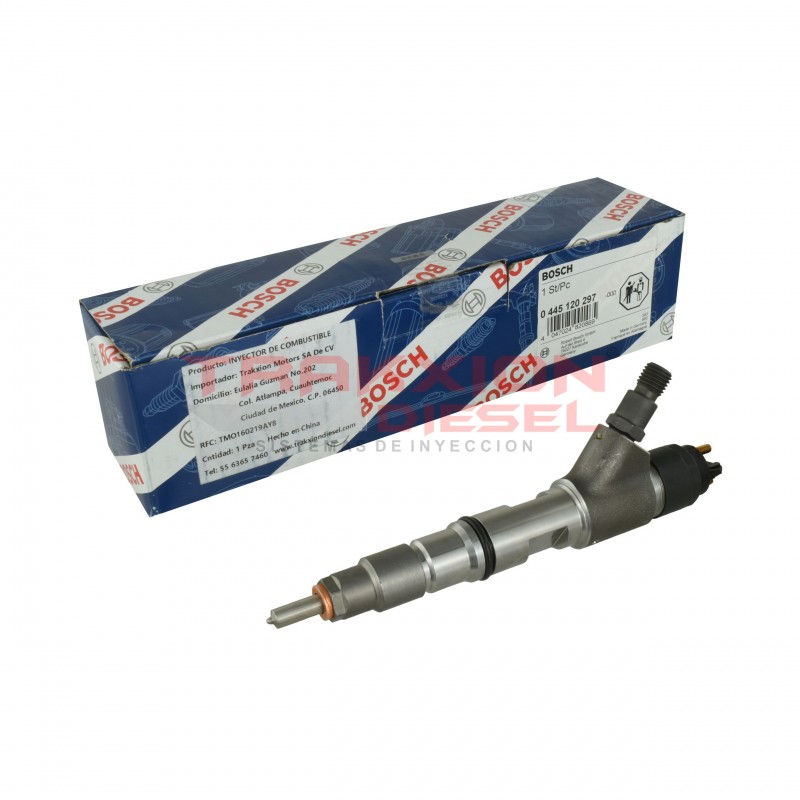 Inyector Diesel Bosch 0445120297 para Aumark Foton, HFC Camión JAC, Delivery Volkswagen, 3.8 ISF Cummins 5264272, 2P0130201A