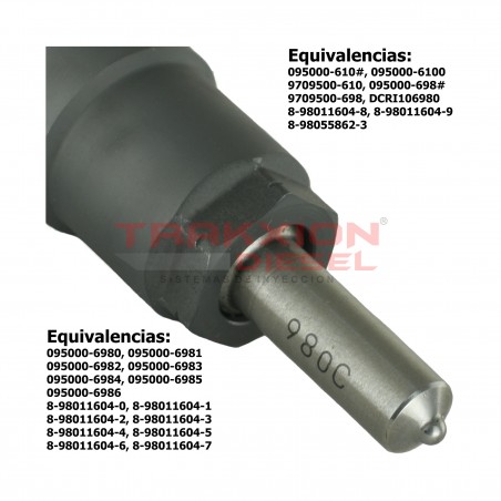 Juego de 4 Inyectores Diesel ELF 300 ELF300 ELF-300 Isuzu