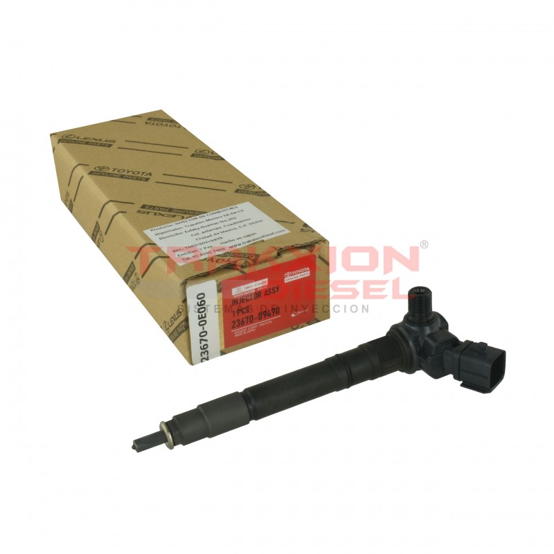 Inyector Diesel Denso de 6 pines para 2.8 Hilux Toyota, SM295700-11305G, SM295700-11306E, 23670-09470, 23670-0E060