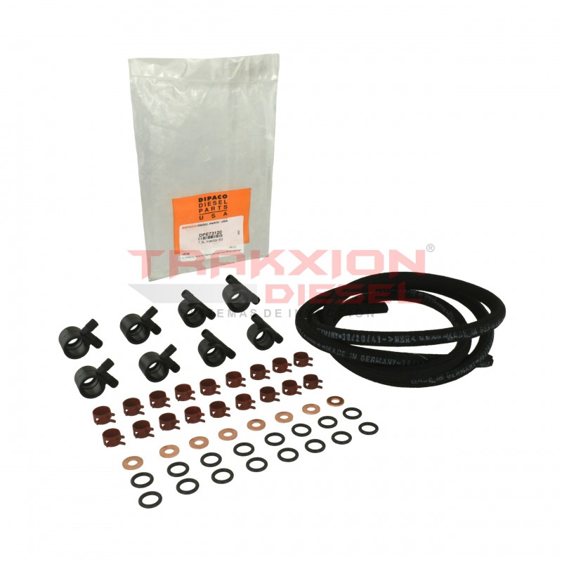 Juego de mangueras de retorno de inyectores Diesel para 7.3 Navistar Ford, Dipaco DPE73120 Juego de mangueras de retorno de inyectores Diesel para 7.3 Navistar Ford, Dipaco DPE73120