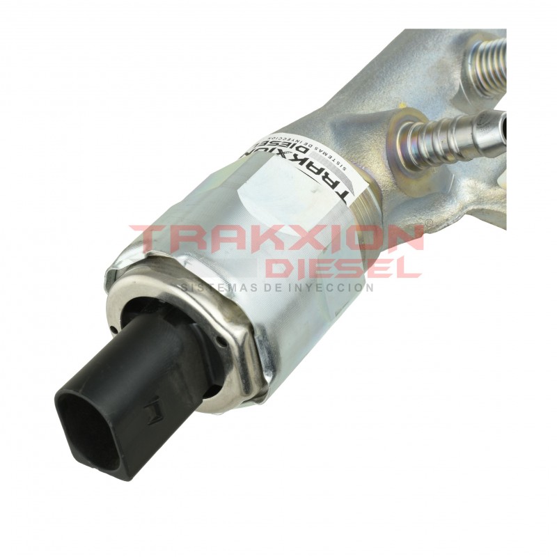 Riel tubo distribuidor acumulador de presión Diesel para 1.6 Tdi Vento Vw, 03L130089AA, con válvula control presión 48B13640B05