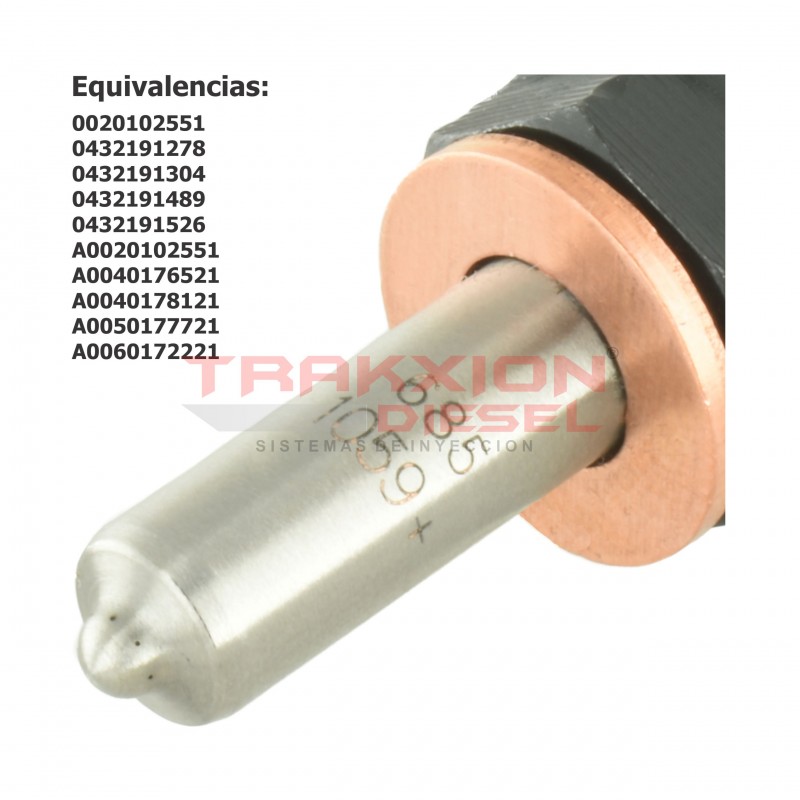 Juego de 4 Inyectores Diesel nuevos genuinos Bosch para M2 Business Class Freightliner, OM904 Boxer Mercedes Benz, 0432191278