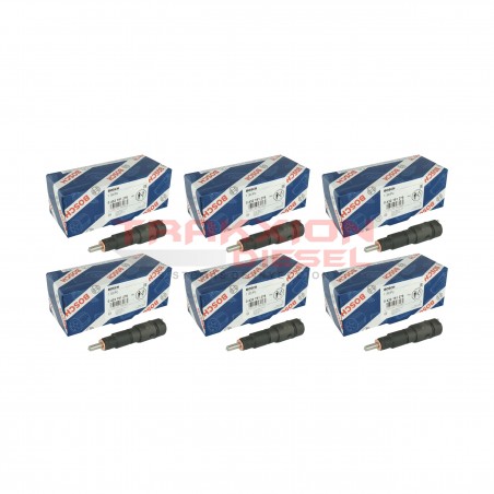 Juego de 6 Inyectores Diesel nuevos genuinos Bosch para M2 Business Class Freightliner, OM906 Boxer Mercedes Benz, A0060172221