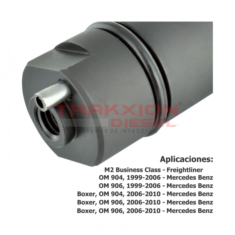 Juego de 6 Inyectores Diesel nuevos genuinos Bosch para M2 Business Class Freightliner, OM906 Boxer Mercedes Benz, 0432191278