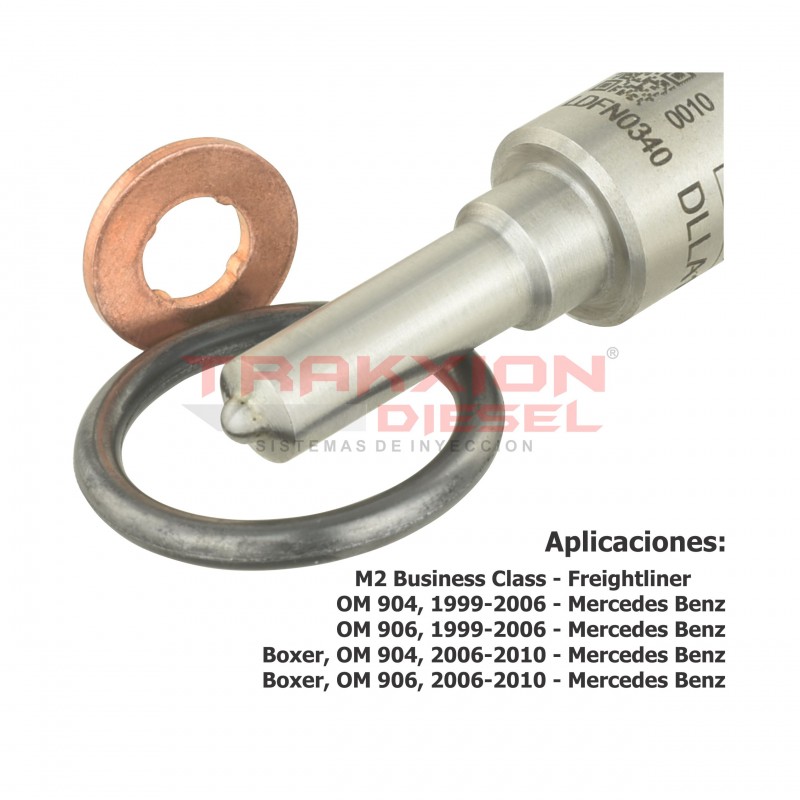Kit de servicio Lucas (con arandela) de inyector Diesel para M2 Business Class Freightliner, OM904 OM906 Boxer Mercedes Benz