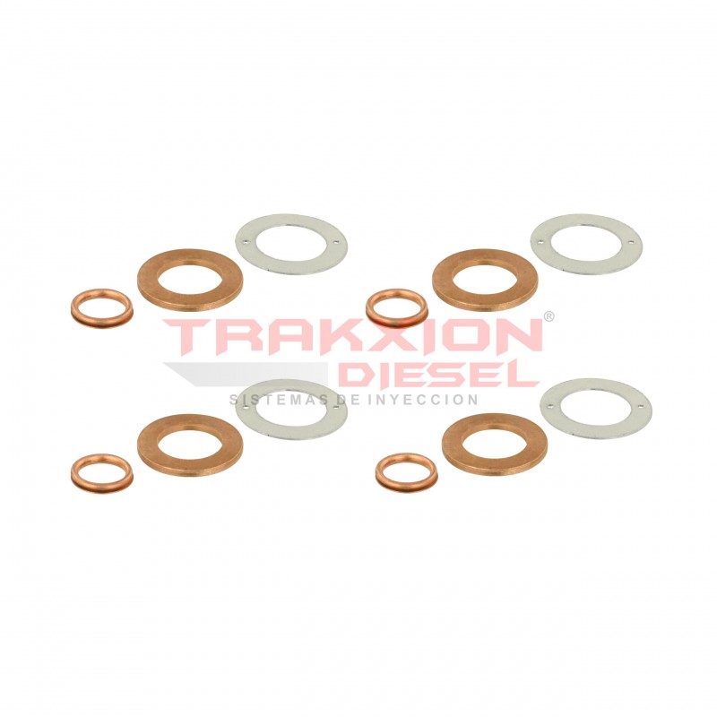 4 Juegos kits de arandelas (gaskets) de inyector Diesel para 2.5 H100 Hyundai