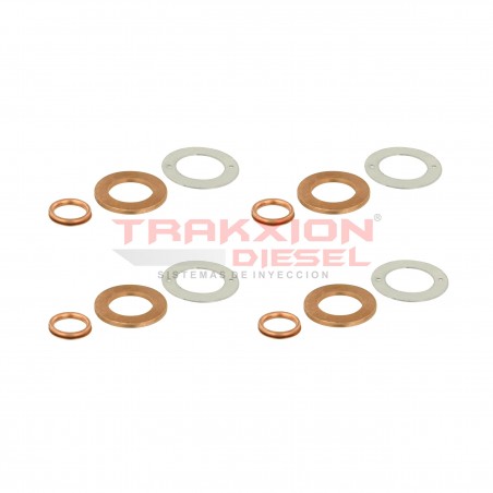 4 Juegos kits de arandelas (gaskets) de inyector Diesel para 2.5 H100 Hyundai