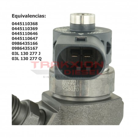 Inyector CRI Diesel nuevo original Bosch para 2.0 TDI Amarok, Crafter, Jetta, 2011-2016 Volkswagen, 03L130277J, 03L130277Q