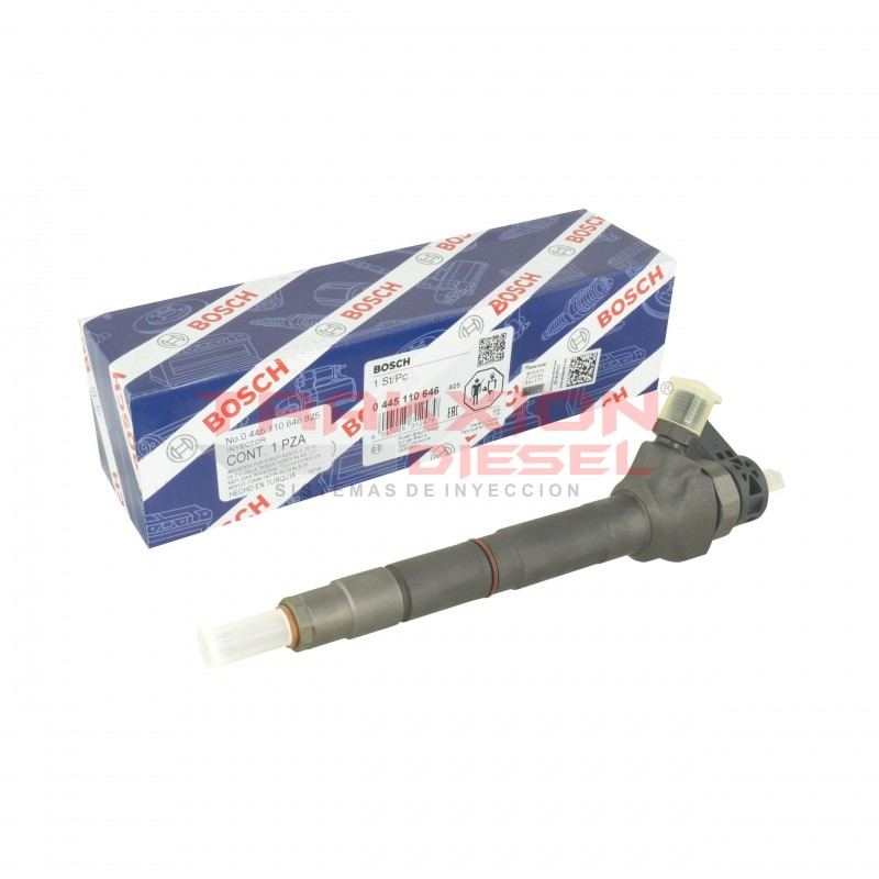 Inyector CRI Diesel nuevo original Bosch para 2.0 TDI Amarok, Crafter, Jetta, 2011-2016 Volkswagen, 0445110368, 0445110369