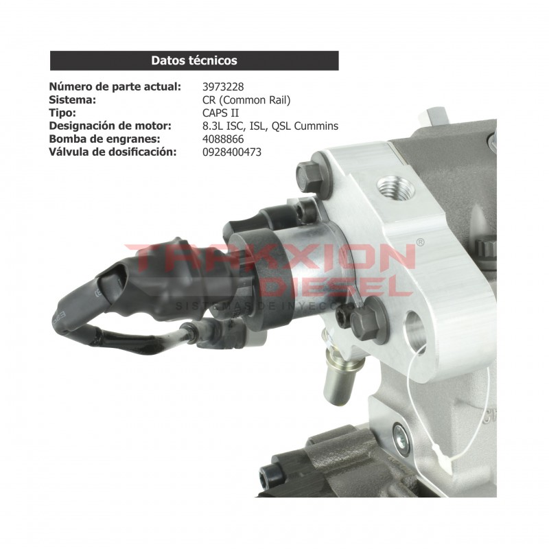 Bomba de inyección de alta presión Diesel CAPS II para T300 Kenworth, Cummins 8.3, 4954200, 4954200NX, 4954200RX, 5594765