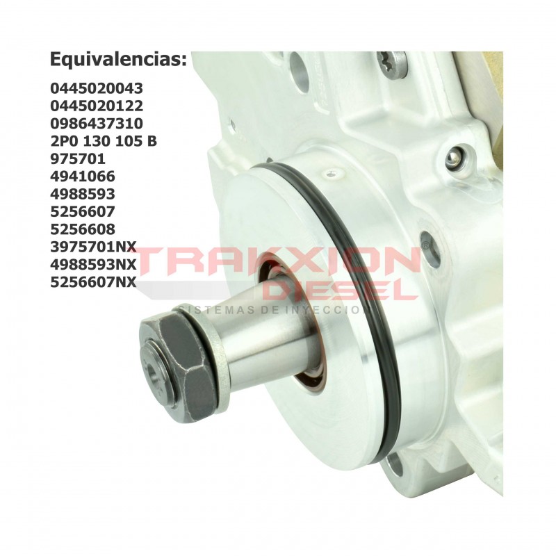 Bomba de alta presión Diesel CP3 Bosch para Cummins QSB, 0445020043, 0445020122, 0986437310, 3975701NX, 4988593NX, 5256607NX